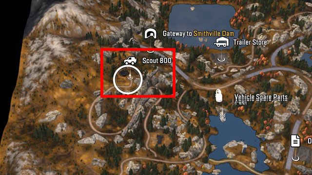 10 - SnowRunner: Black River map of hidden parts, vehicles - Maps - SnowRunner Guide