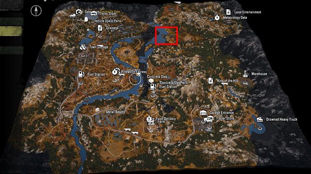 11 - SnowRunner: Black River map of hidden parts, vehicles - Maps - SnowRunner Guide