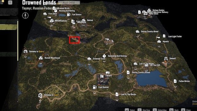 5 – SnowRunner: Drowned Lands – Karte mit versteckten Teilen und Fahrzeugen – SnowRunner: Taymyr – Russische Föderation – SnowRunner-Guide