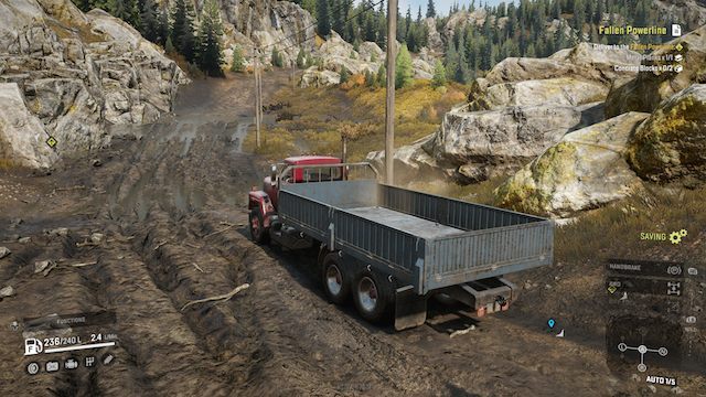 Youll pass this place quite often at the beginning of the game. Dont even try to go there in your first GMC MH9500 truck - a waste of time and your effort. - SnowRunner Guide