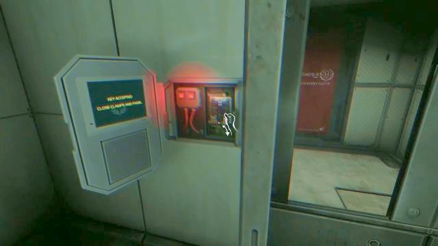 Place the chip in the middle of the control panel and secure it with two levers - do it quick, as the enemy is on its way! - Theta laboratory | SOMA Game Walkthrough - Walkthrough - SOMA Guide