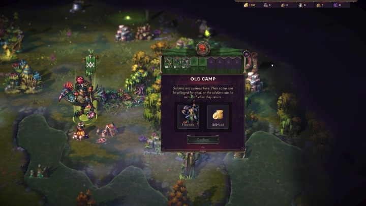 During the game, you will often have to choose between money and new units - Songs of Conquest: Beginners guide - Basics - Songs of Conquest Guide