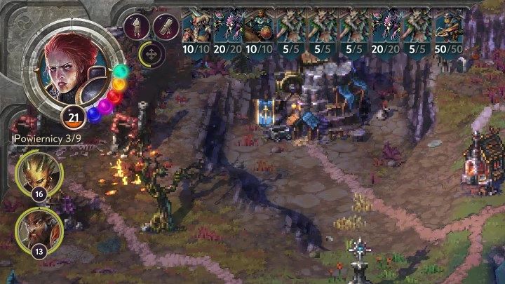 If you look in the upper left corner, you will see a large portrait of the currently selected wielder - Songs of Conquest: Exploration - Basics - Songs of Conquest game guide