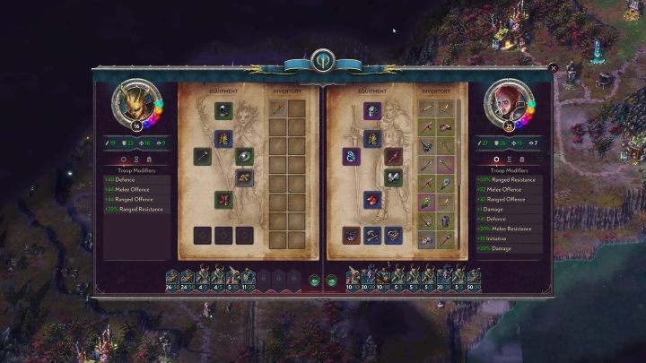 You can exchange gear and military between wielders - Songs of Conquest: Wielders and spells - Military - Songs of Conquest game guide