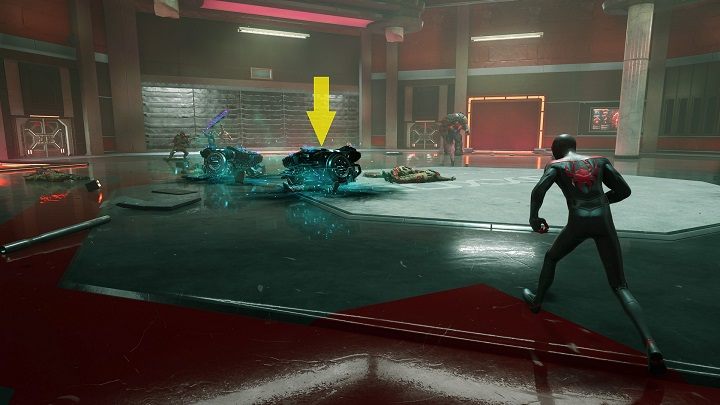 When you have destroyed his armor enough, he will start throwing the armored vehicles at you - Spider-Man Miles Morales: Tinker Tailor Spider Spy - solution, walkthrough description - Main missions - Spider-Man Miles Morales Guide