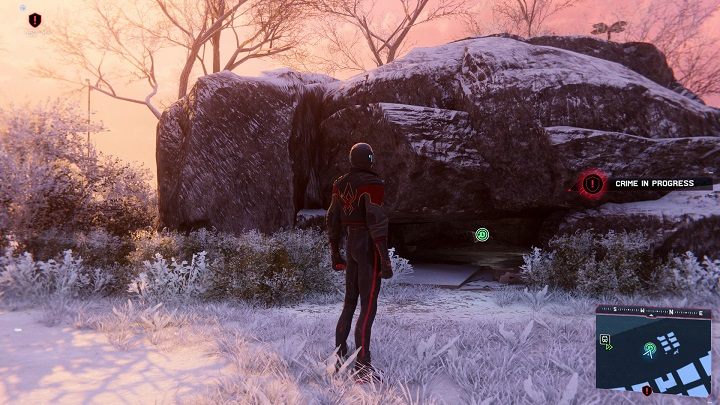 The capsule in the Upper West Side is located in a park near the river - Spider-Man Miles Morales: Time capsules - all locations, list - Find - Spider-Man Miles Morales Guide