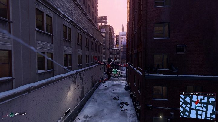 Talk to a man standing by a F - Spider-Man Miles Morales: Activities in the FNSM App - walkthrough, list - MSMZS application - Spider-Man Miles Morales Guide