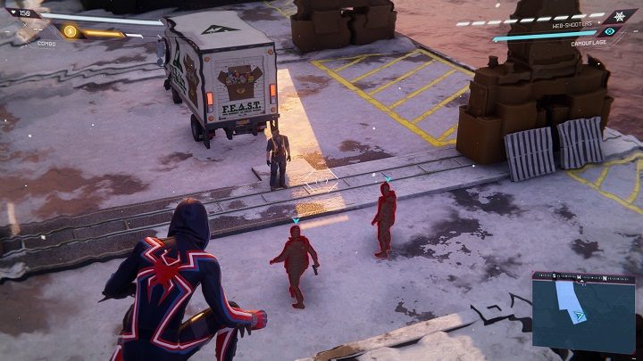 You will reach the docks in Midtown - Spider-Man Miles Morales: Activities in the FNSM App - walkthrough, list - MSMZS application - Spider-Man Miles Morales Guide
