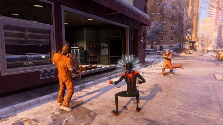 Pretend to rob the "Little Apple" store in downtown Harlem - Spider-Man Miles Morales: Crimes from the FNSM app - guide, list - FNSM App - Spider-Man Miles Morales Guide