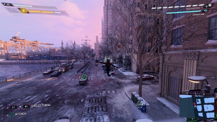 Go to a designated place on the Upper East Side - Spider-Man Miles Morales: Crimes from the FNSM app - guide, list - FNSM App - Spider-Man Miles Morales Guide