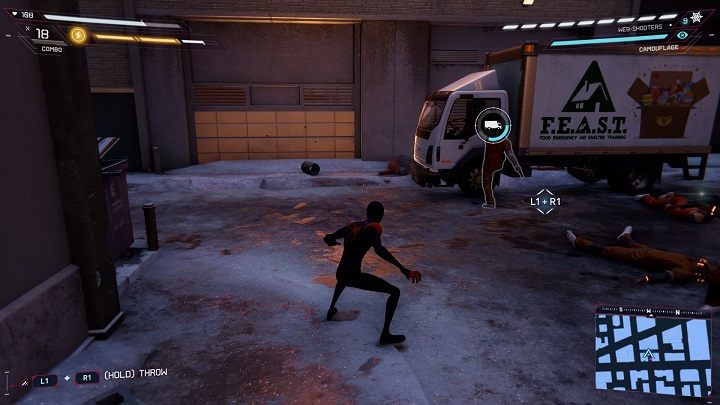 In downtown Midtown, thieves are trying to steal a F - Spider-Man Miles Morales: Crimes from the FNSM app - guide, list - FNSM App - Spider-Man Miles Morales Guide