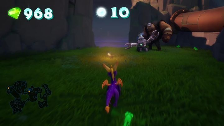 This road will lead you to another large area, this time with windmills set up everywhere - Hurricos | Spyro 2 Riptos Rage Walkthrough - Summer Forest - Spyro Reignited Trilogy Guide