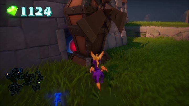Note: By the way, you can also destroy the two windmills in the second location, behind which there are buttons deactivating the local windmills - Hurricos | Spyro 2 Riptos Rage Walkthrough - Summer Forest - Spyro Reignited Trilogy Guide