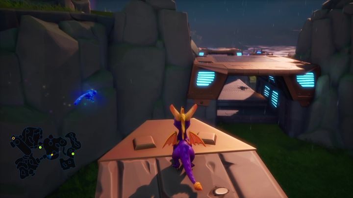 Then you have to jump to the roof of the gate through which you entered from the first location - Hurricos | Spyro 2 Riptos Rage Walkthrough - Summer Forest - Spyro Reignited Trilogy Guide