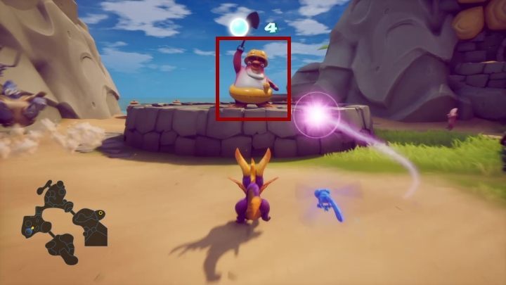 Then breathe fire on the turtle - Sunny Beach | Spyro 2 Riptos Rage Walkthrough - Summer Forest - Spyro Reignited Trilogy Guide
