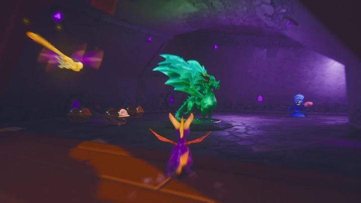 Reach the stone ledge with Zander - Dragons | Secrets & Curios in Spyro Reignited Trilogy - Secrets & Curios - Spyro Reignited Trilogy Guide