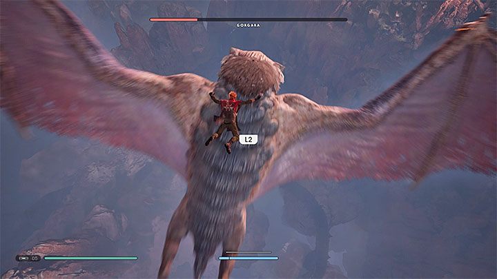 In the free-fall sequences, you have to guide Cal to Gorgaras ridge to make the attack prompt appear on the monster (example in the picture) - Chapter 5 Gorgara and the Tomb of Kujet | Fallen Order Walkthrough - Main Story - Star Wars Jedi Fallen Order Guide