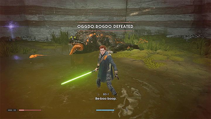 As for Oggdo Bogdo, you dont have to wait long to try to face the boss again - Why cant I defeat the Ogggo Bogdo toad in Fallen Order? - Combat - Star Wars Jedi Fallen Order Guide