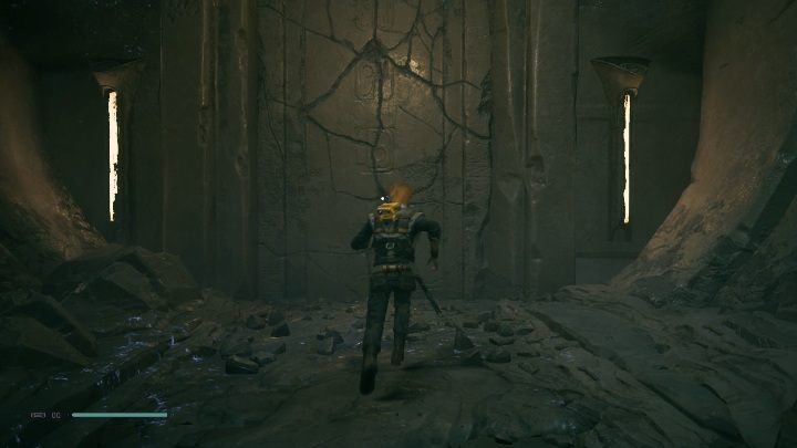 The most important point to get in the tomb is the cracked wall - Tomb of Eilram | Jedi Fallen Order Tombs - Tombs - Star Wars Jedi Fallen Order Guide