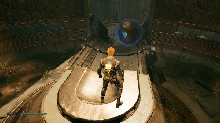 The last ball must be knocked out of the elevator - this in turn will allow you to move to the exit - Tomb of Eilram | Jedi Fallen Order Tombs - Tombs - Star Wars Jedi Fallen Order Guide