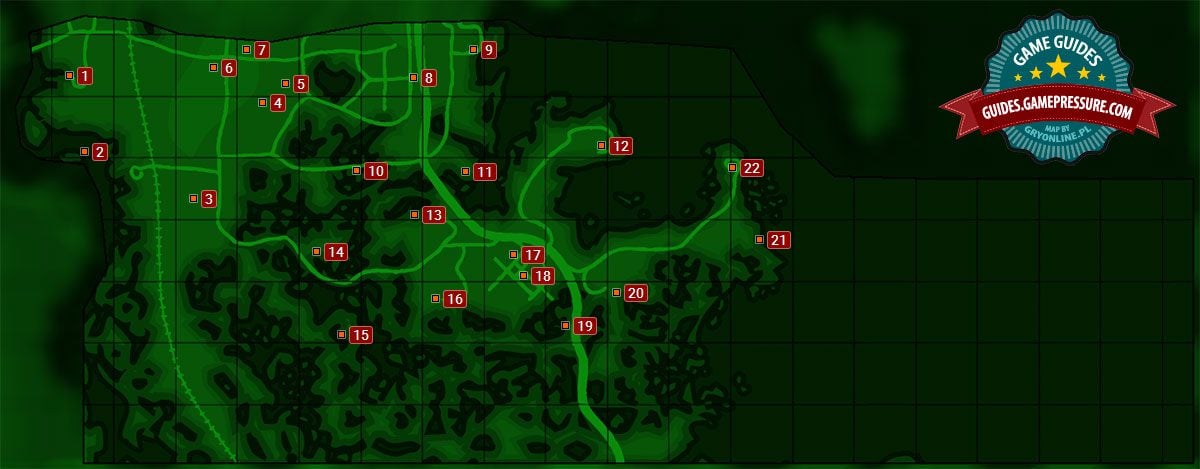 Map Of Southern Boston Sector 9 Fallout 4 Game Guide