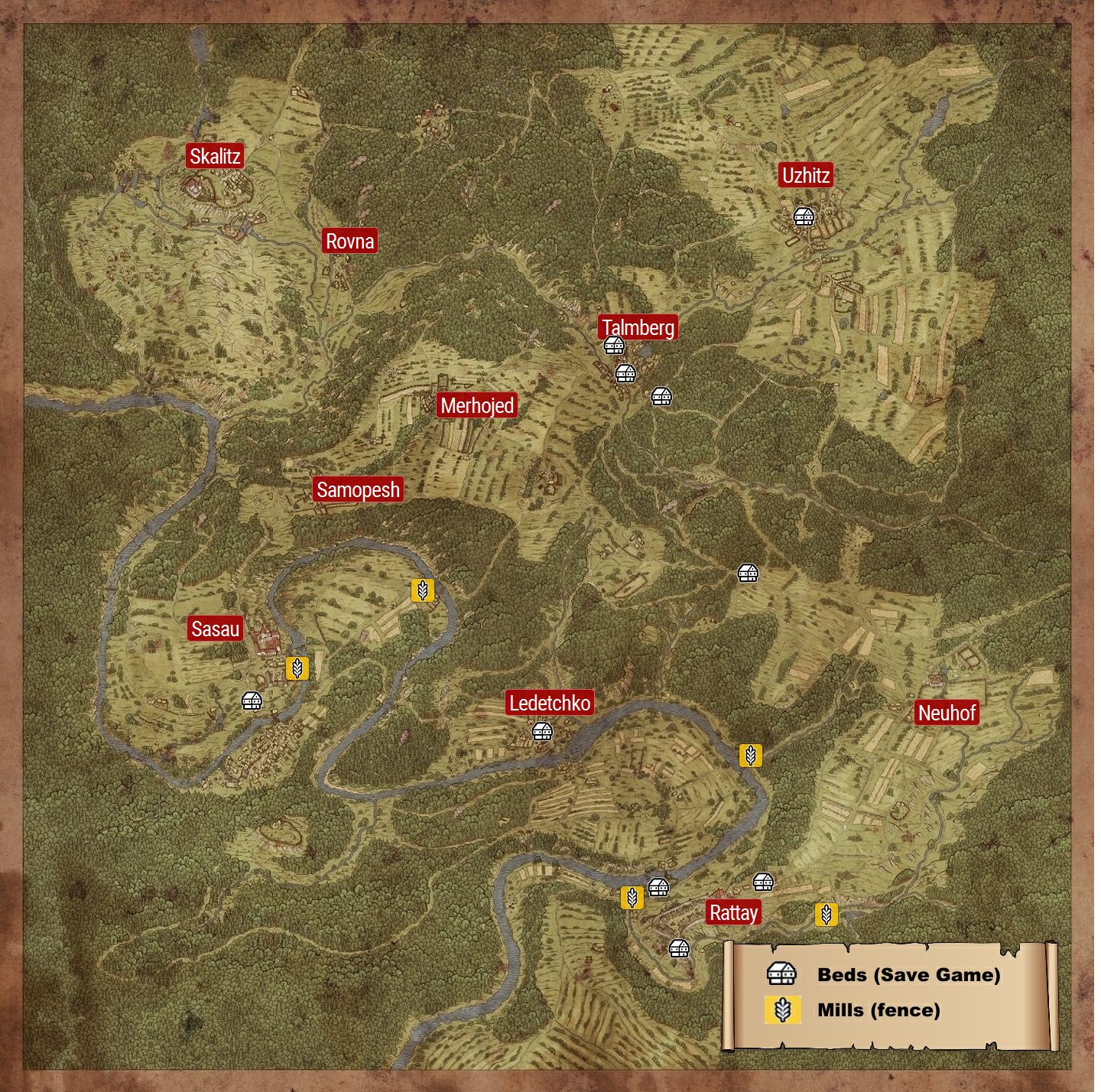 Kingdom Come Mapa | MAPA