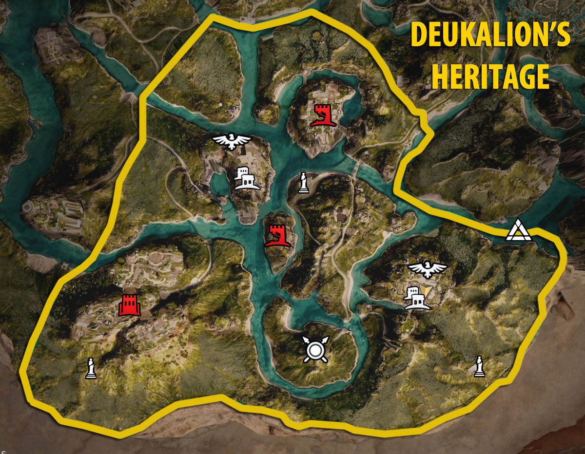 Deukalion's Heritage - Fate of Atlantis DLC Map - Assassin's Creed Odyssey