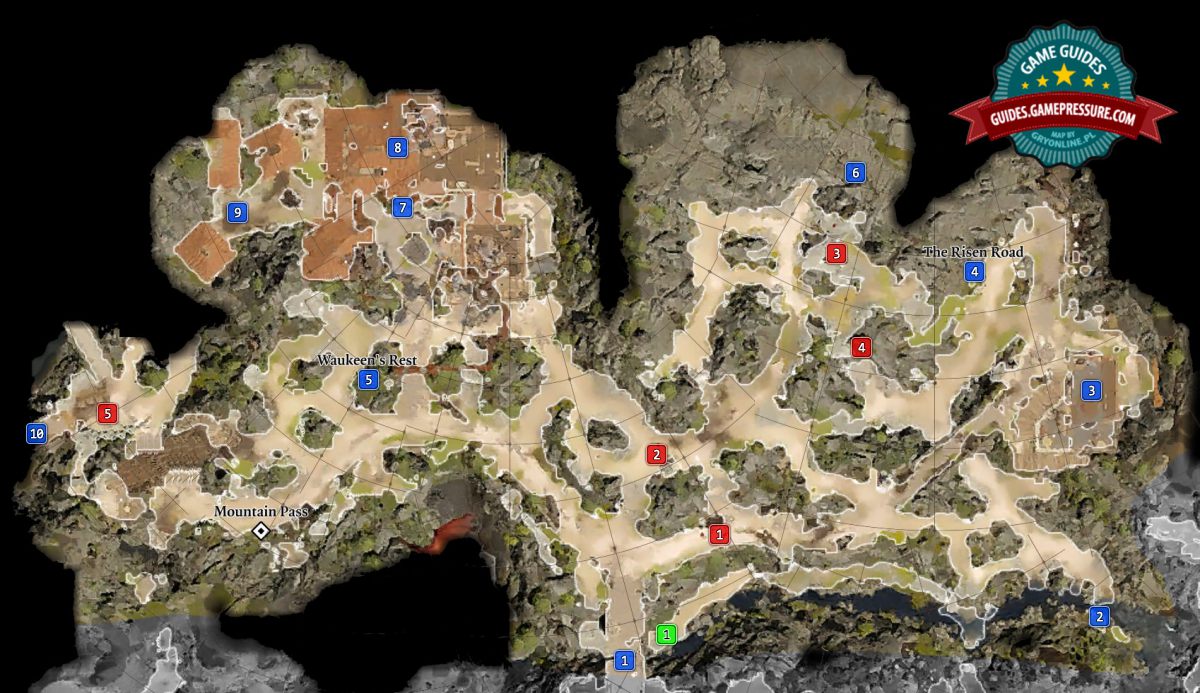 Baldurs Gate 3 The Risen Road Waukeen S Rest Map Baldurs Gate 3 Guide Walkthrough Gamepressure Com