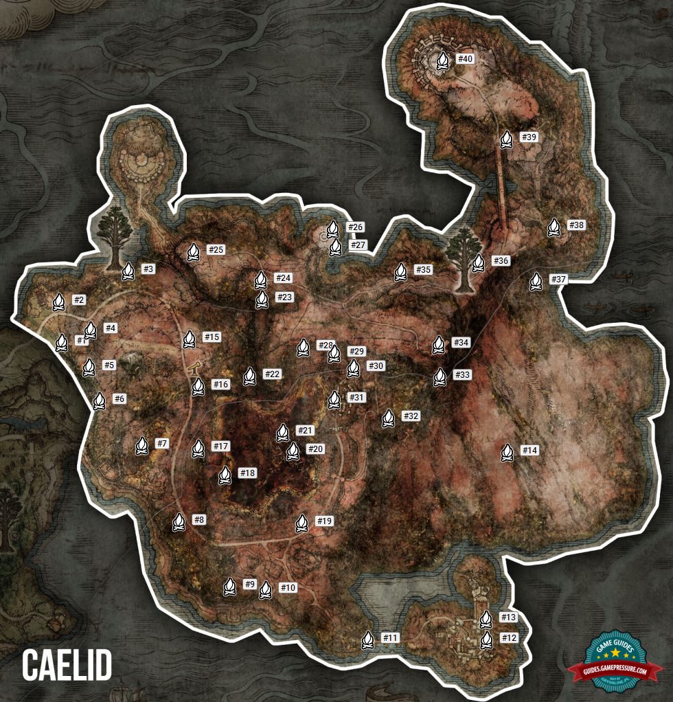 Elden Ring Map - Caelid