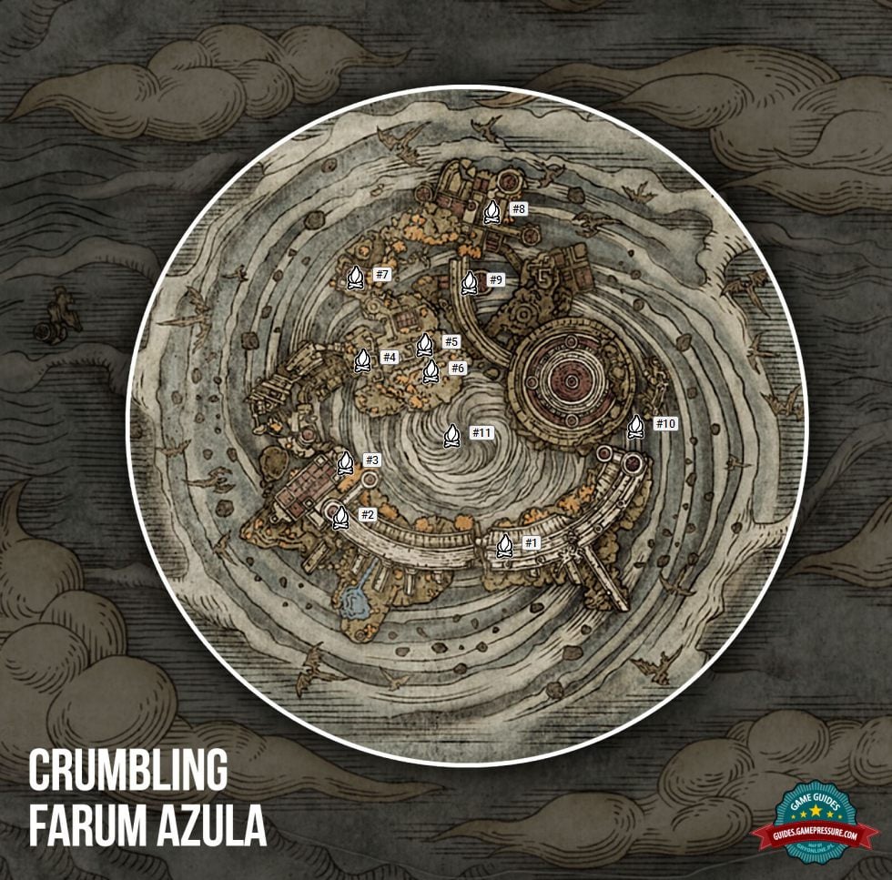 Elden Ring Map - Crumbling Farum Azula