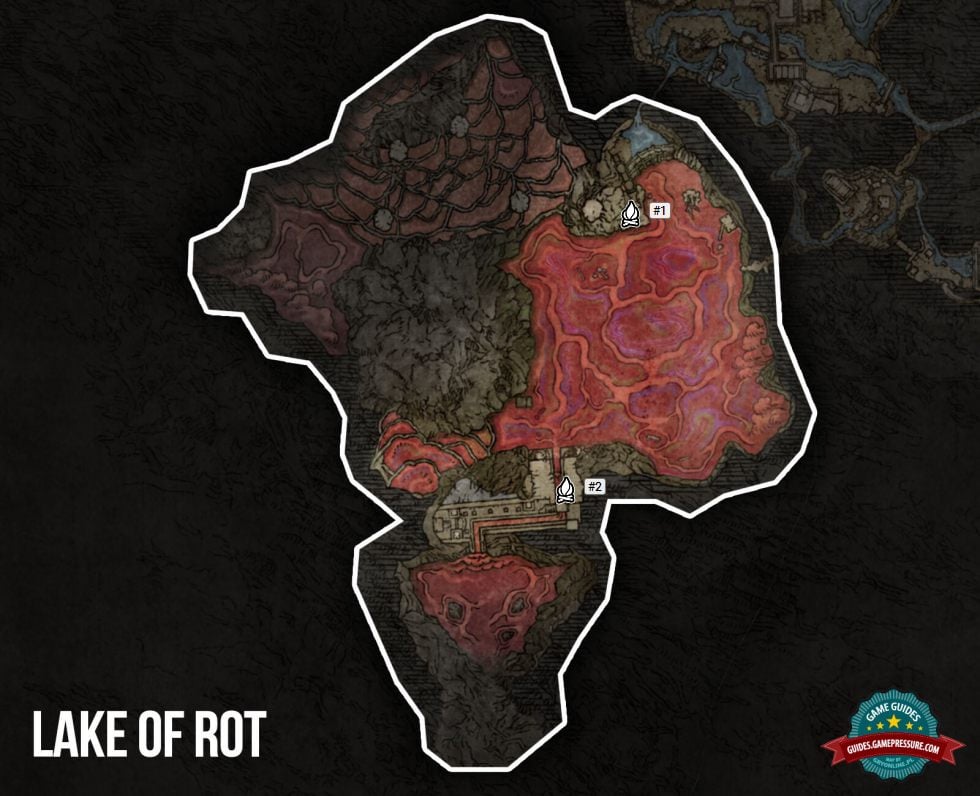 Elden Ring Map - Lake of Rot