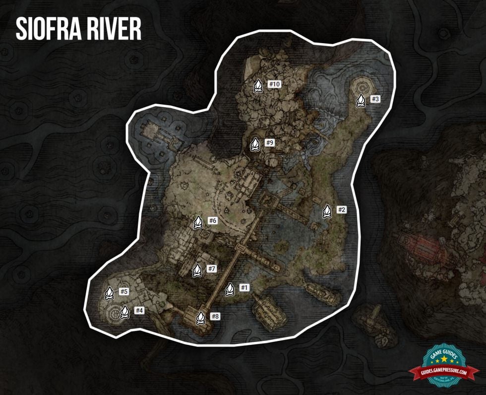 Elden Ring Map - Siofra River