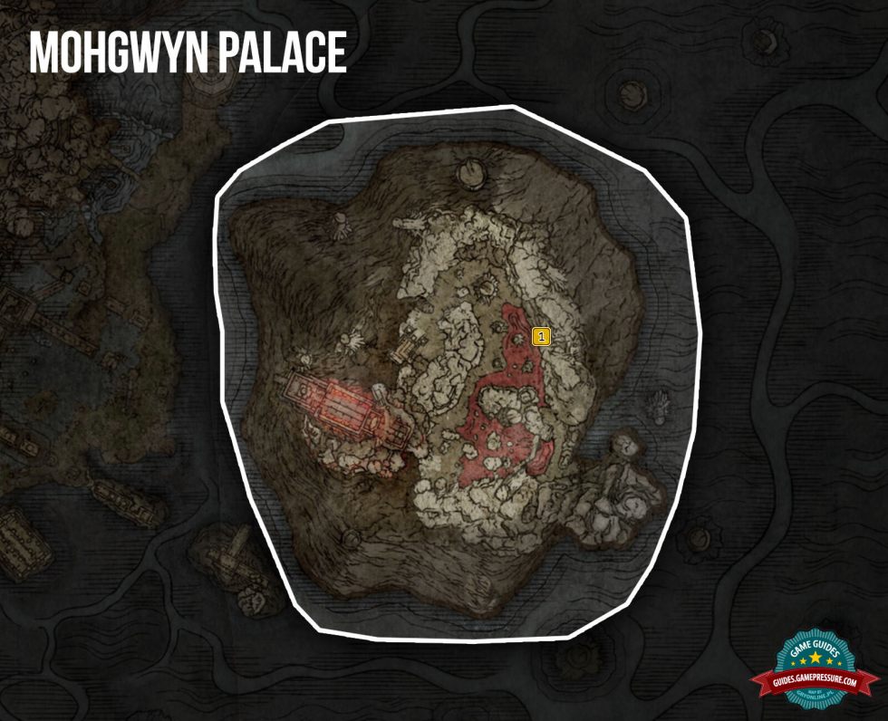 Elden Ring Map - Mohgwyn Palace - Sorceries and Incantations