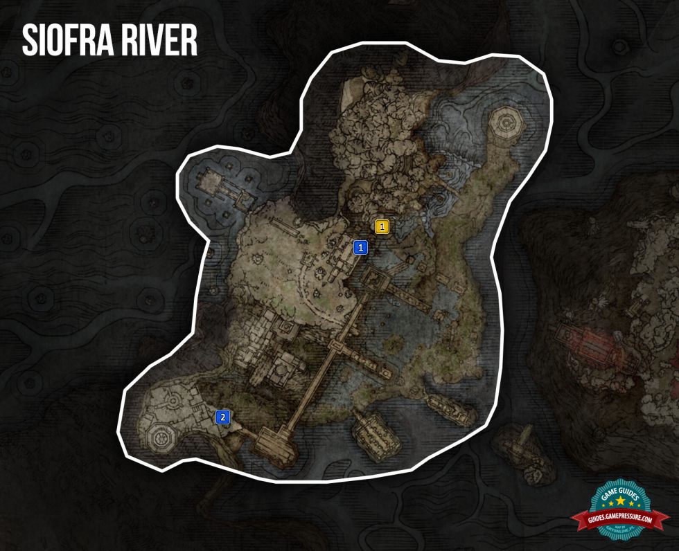 Elden Ring Map - Siofra River - Sorceries and Incantations