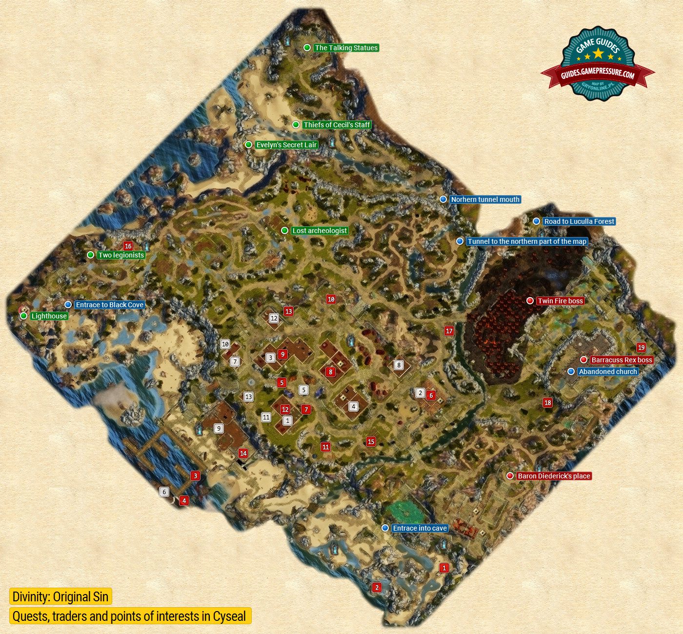 Cyseal City Map Cyseal Maps Divinity Original Sin Game