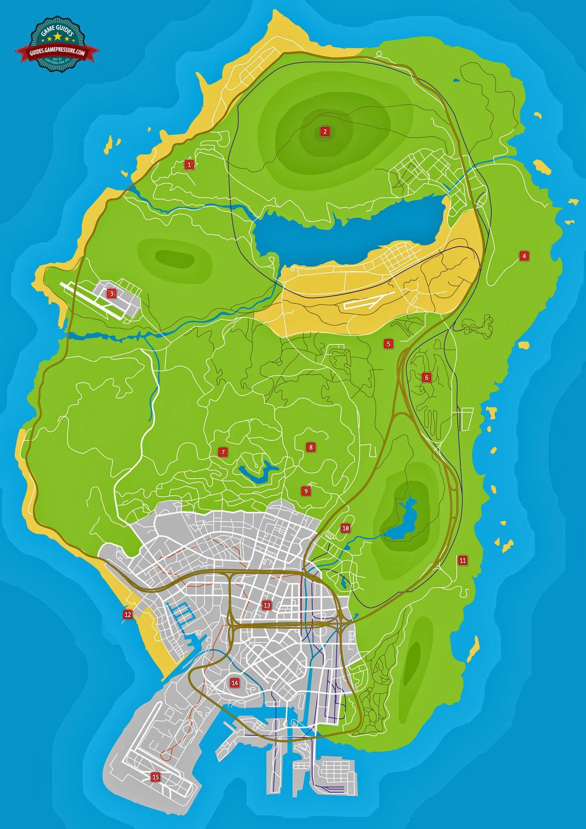 GTA V - The most interesting places