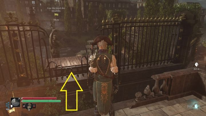 From it, jump using Momentum Selenita to the opposite platform - Steelrising: To Les Invalides - walkthrough - Main missions - Steelrising Guide, Walkthrough
