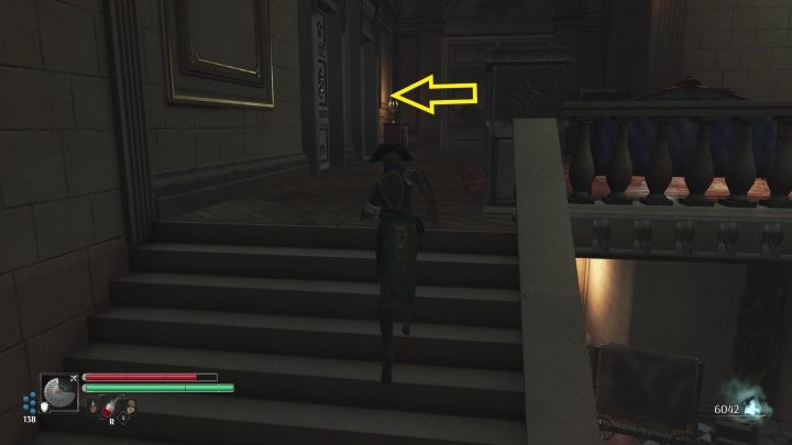 When you reach the upper floor, enter the room (the next stairs lead nowhere) - Steelrising: Monsieur Neckers two treasures - walkthrough - Side missions - Steelrising Guide, Walkthrough