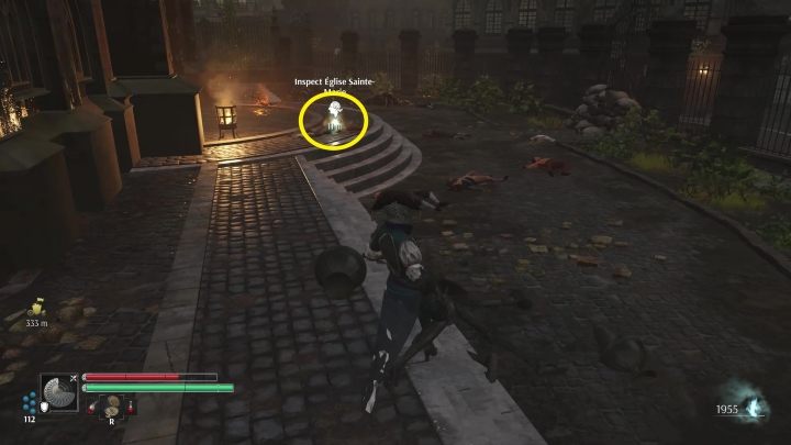 You need to get to the main entrance to the church - Steelrising: Monsieur Neckers two treasures - walkthrough - Side missions - Steelrising Guide, Walkthrough