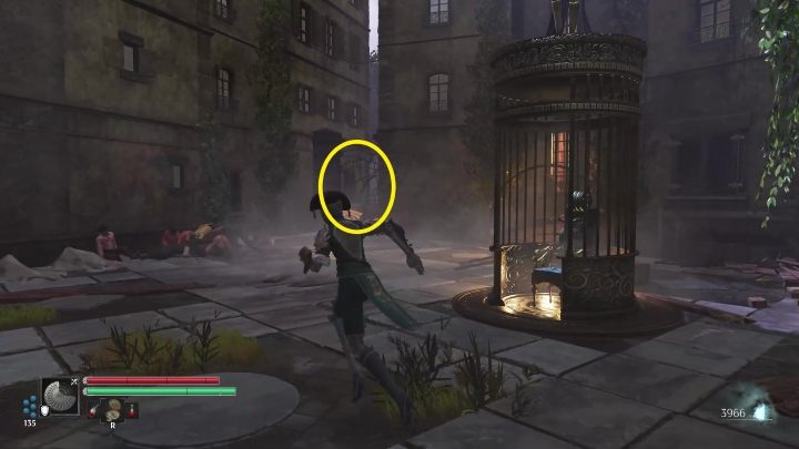 This time, however, you can use a shortcut (depending on whether you've unlocked it) - Steelrising: Origins sidequest - walkthrough - Side missions - Steelrising Guide, Walkthrough