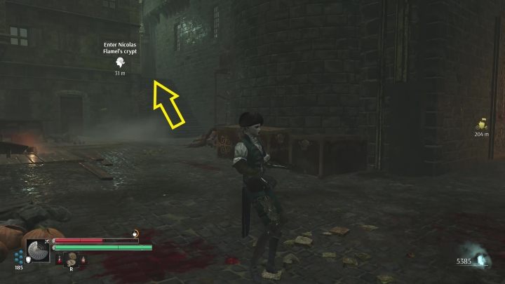 From the Vestal, head up the stairs to a side alley - Nicolas Flamels final journey - walkthrough - Side missions - Steelrising Guide, Walkthrough