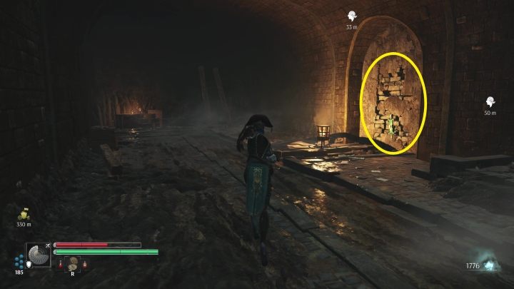 On the right, you will see a wall that can be destroyed - Nicolas Flamels final journey - walkthrough - Side missions - Steelrising Guide, Walkthrough