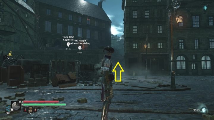 You will reach a square - Nicolas Flamels final journey - walkthrough - Side missions - Steelrising Guide, Walkthrough