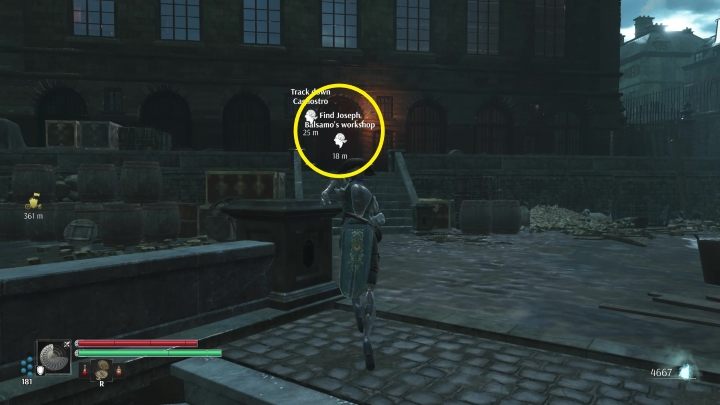 When you climb the stairs, you will see the gates to the building - you are at your destination - Nicolas Flamels final journey - walkthrough - Side missions - Steelrising Guide, Walkthrough