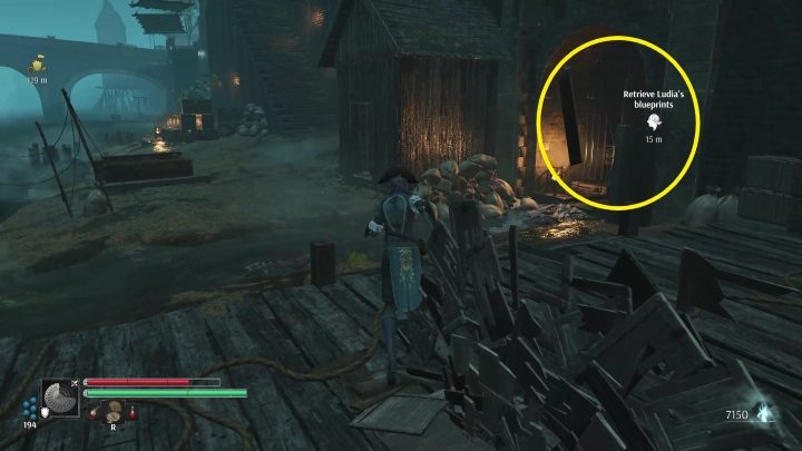 Near the stairs is a gate, which you must destroy to proceed - Nicolas Flamels final journey - walkthrough - Side missions - Steelrising Guide, Walkthrough