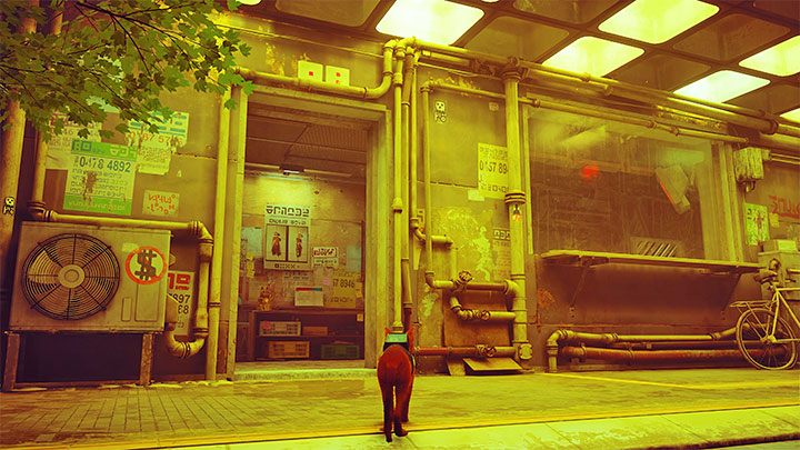 Don't look for the entrance to the building - Stray: Midtown - All Memories - Memories B-12 - Stray Guide, Walkthrough