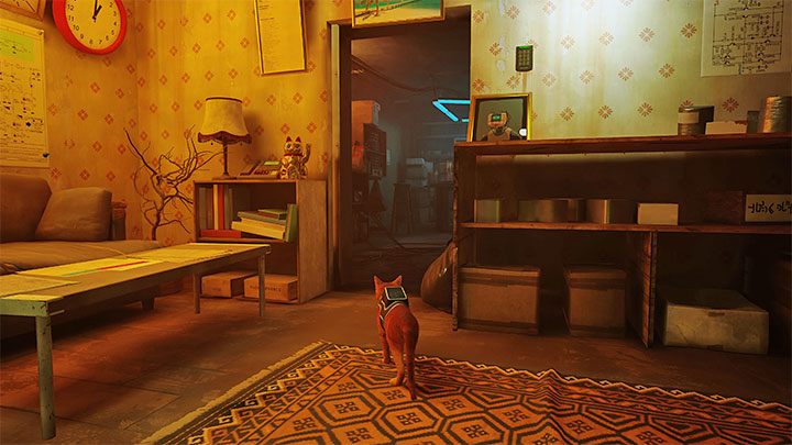 Go back to the keyboard and enter the code 2511 - Stray: The puzzle with Seamus secret room - The Slums - Puzzles - Stray Guide, Walkthrough