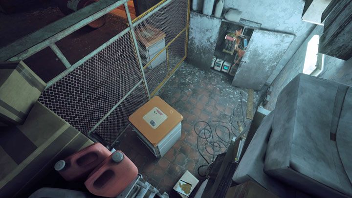 With the robot, you have to reach the fenced-off side storeroom - Stray: Midtown, Chapter 10 - walkthrough - Walkthrough - Stray Guide, Walkthrough