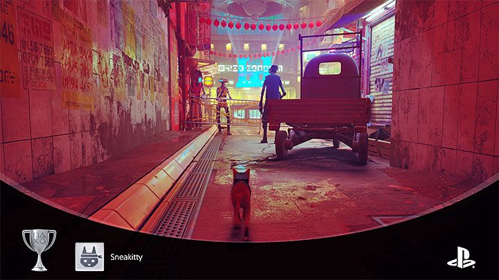 Comment: We've explained how to avoid the Sentinels in the walkthrough of chapter 10 - Midtown - Stray: Trophies / Achievements - list, trophy guide, how to get platinum? - Appendix - Stray Guide, Walkthrough