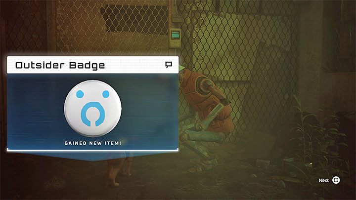 Stage: The Slums Part 2 - Stray: Badges - list of all - Secrets and Collectibles - Stray Guide, Walkthrough